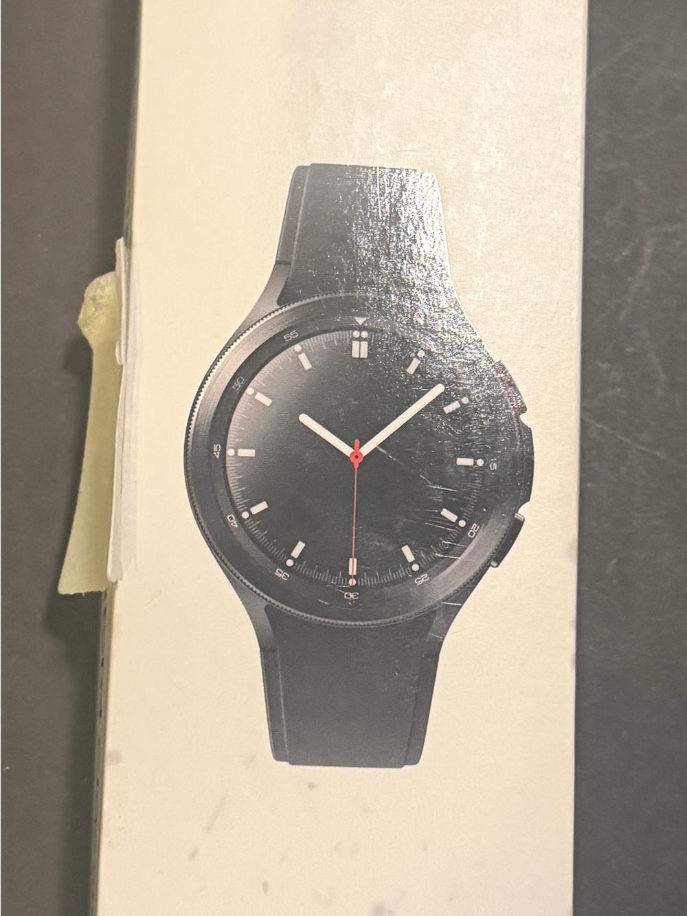 Samsung Black Smartwatch Galaxy Watch4 Classic w/ watchbands screen covers